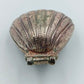 Vintage Muschel-Dose aus Metall