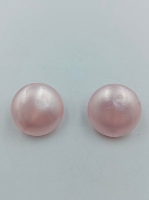 Vintage Ohrclips in zartem Rosa