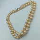 Zweireihige Perlenkette mit 835 Silberverschluss