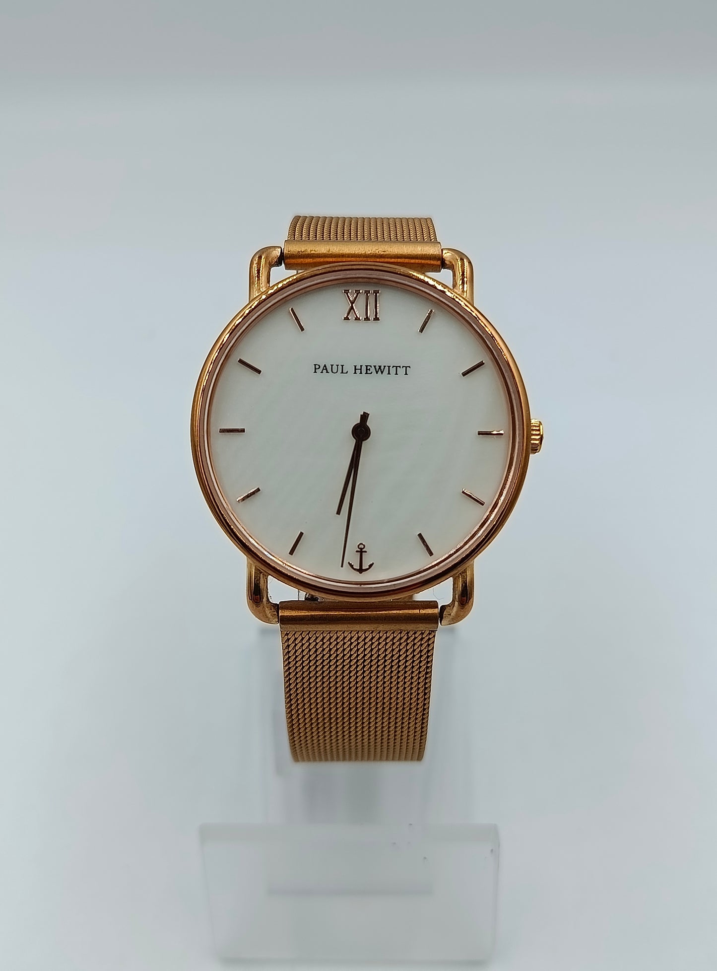 Paul Hewitt Armbanduhr mit Mesh-Armband in Roségold