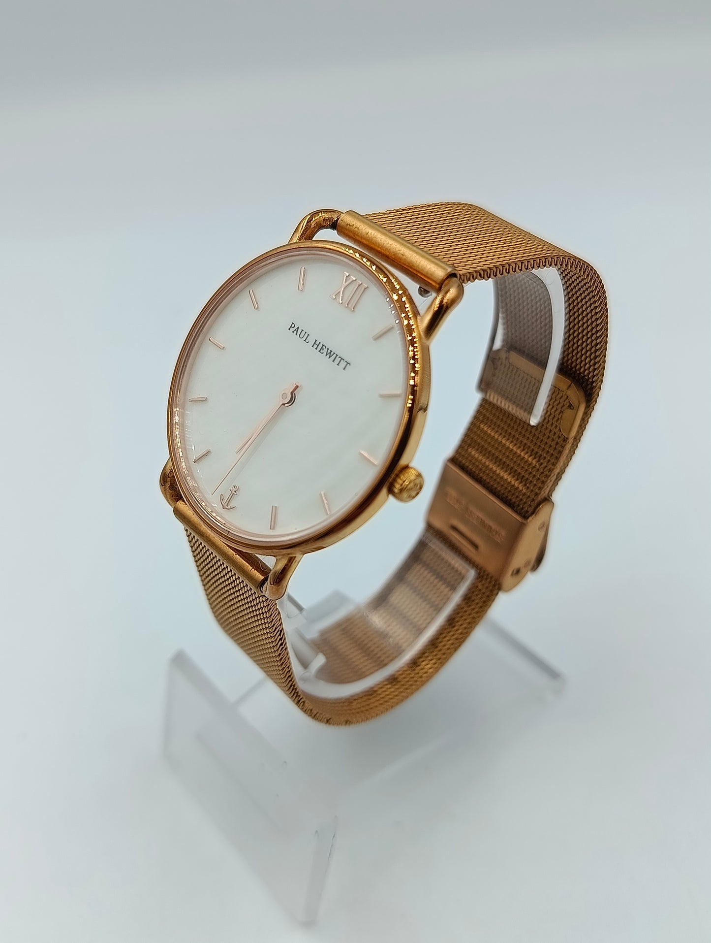 Paul Hewitt Armbanduhr mit Mesh-Armband in Roségold