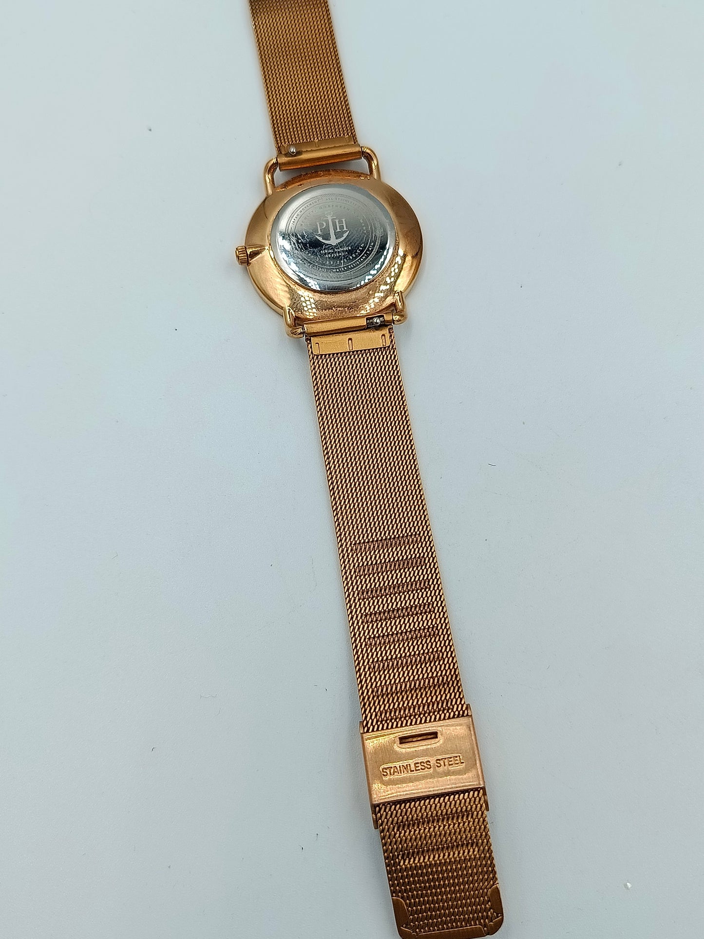 Paul Hewitt Armbanduhr mit Mesh-Armband in Roségold