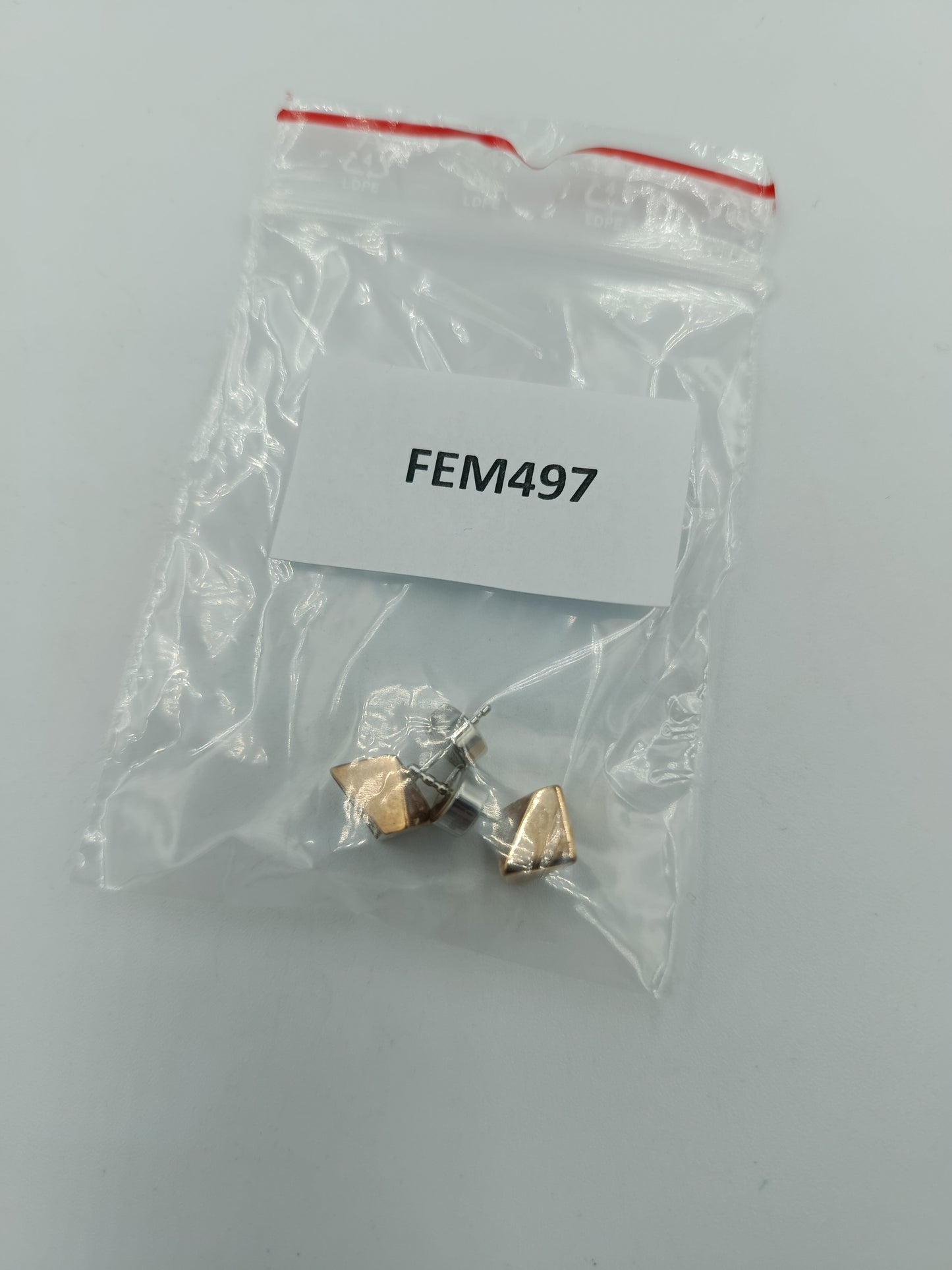 Ohrstecker goldfarben mit Strass