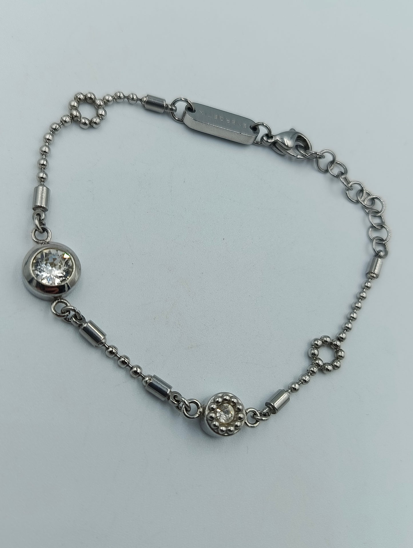Armband Energetix silberfarben mit Zirkonia
