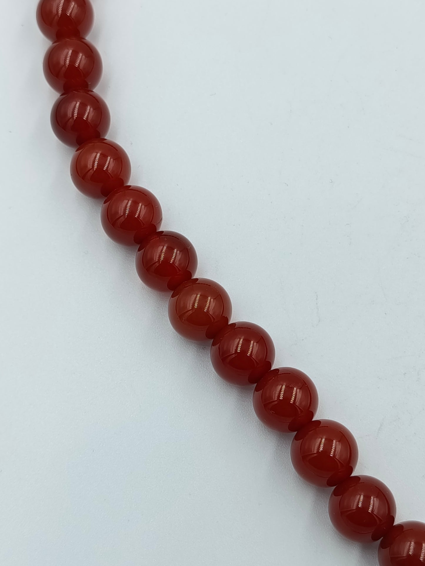 Schmuckset aus Karneol mit vergoldetem 925er Silber