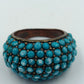 Damenring mit türkisfarbenen Cabochons