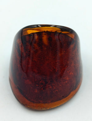 Dunkelbrauner Ring im Vintage-Look