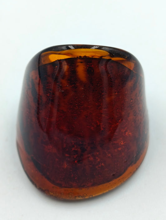 Dunkelbrauner Ring im Vintage-Look