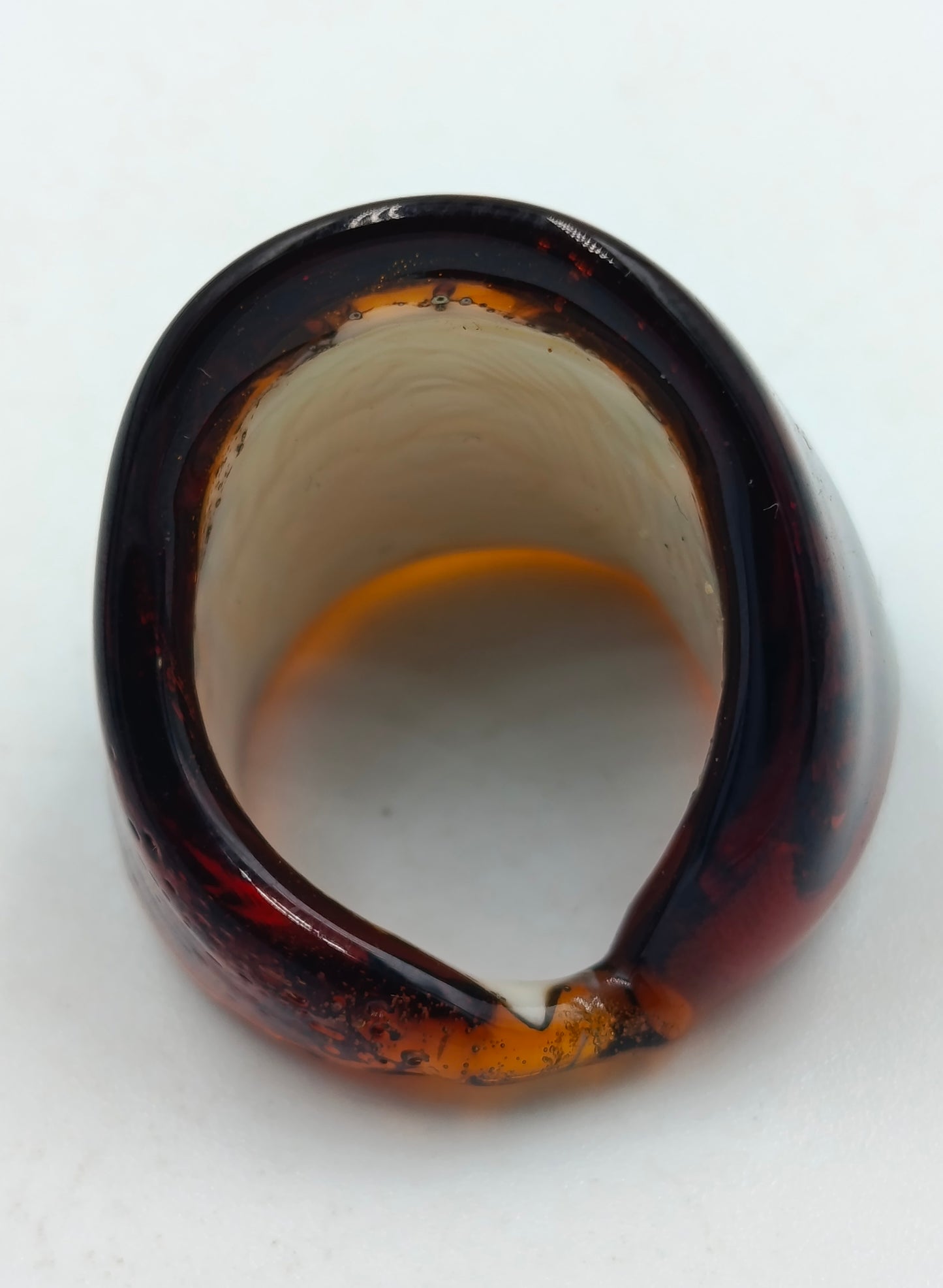 Dunkelbrauner Ring im Vintage-Look