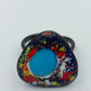 Verstellbarer Ring mit buntem Emaille-Design