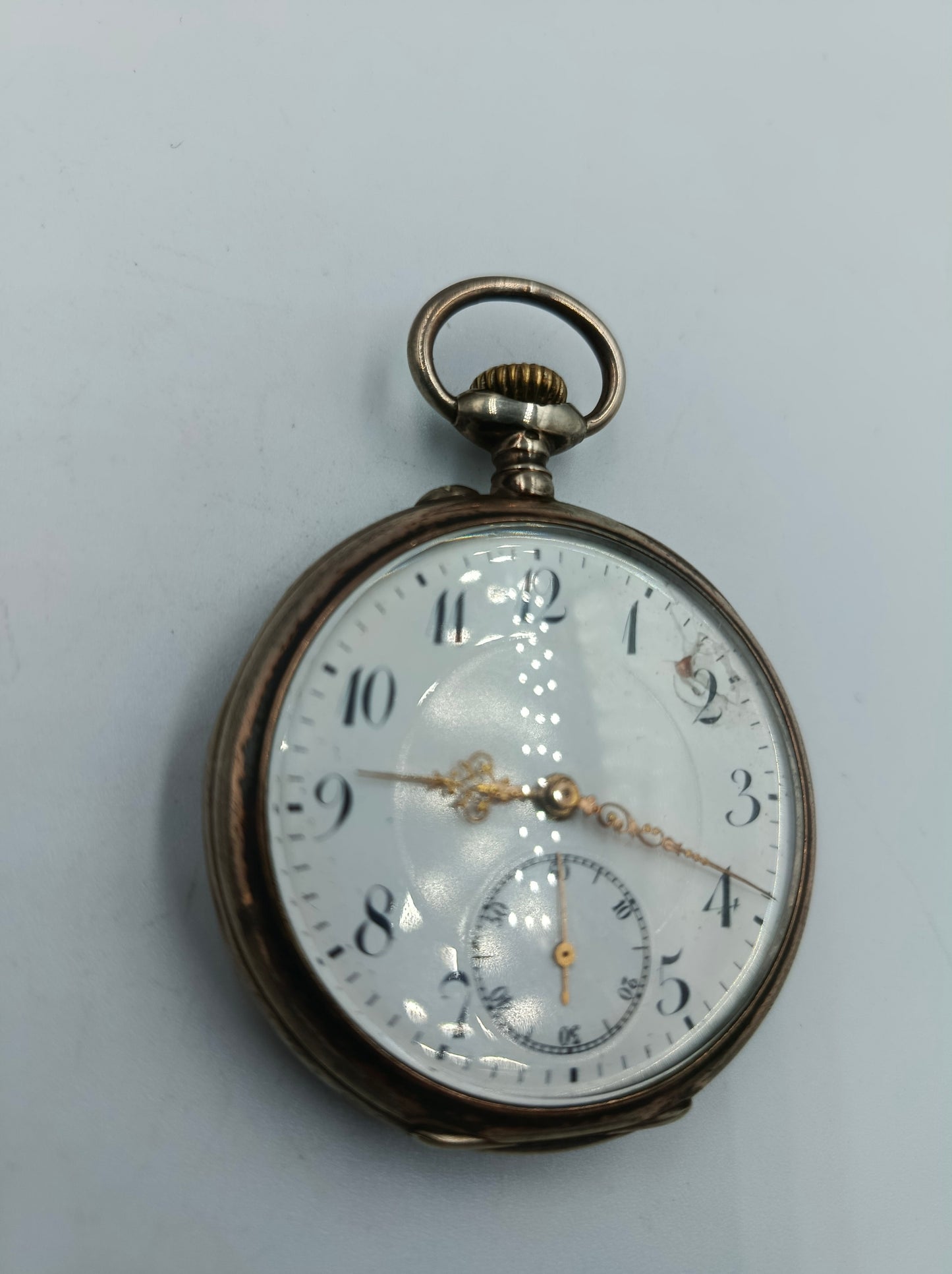 Ntike Taschenuhr „Ancre 15 Rubis / Spiral Breguet“ (defekt)