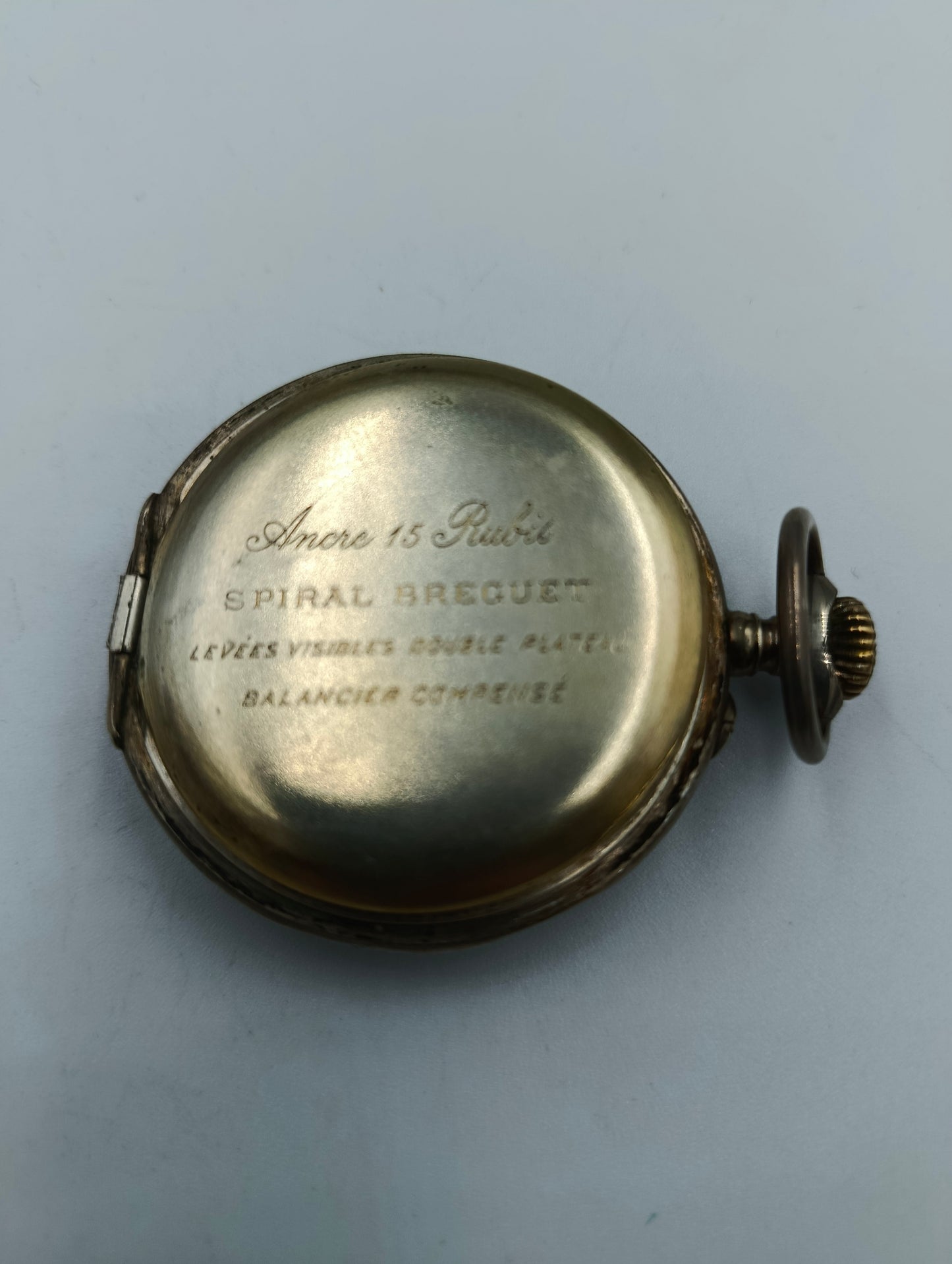 Ntike Taschenuhr „Ancre 15 Rubis / Spiral Breguet“ (defekt)