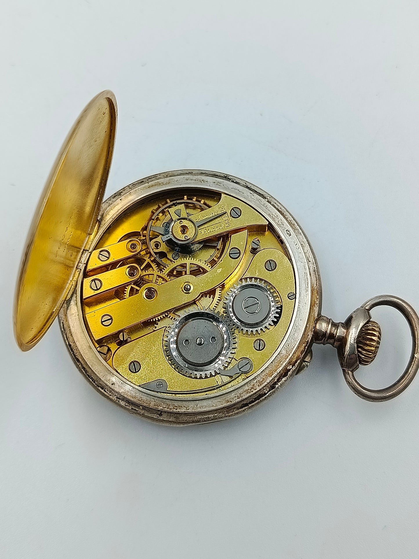 Ntike Taschenuhr „Ancre 15 Rubis / Spiral Breguet“ (defekt)