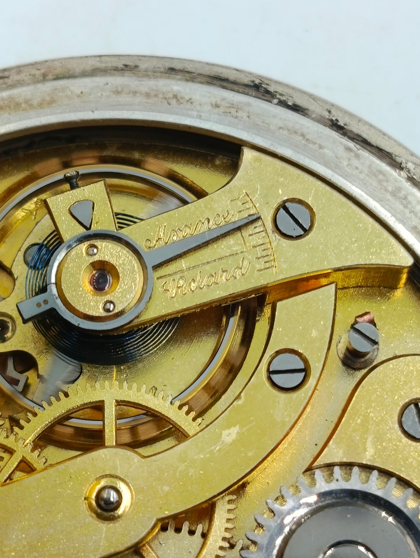 Ntike Taschenuhr „Ancre 15 Rubis / Spiral Breguet“ (defekt)