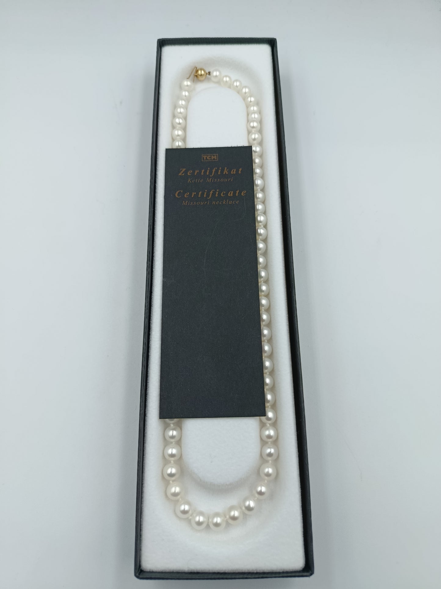 TCM Perlenkette mit 585 Goldverschluss (14 Karat)