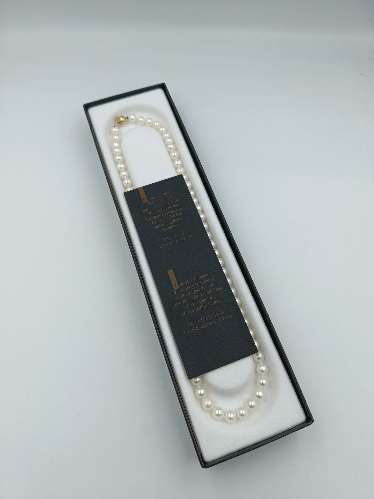 TCM Perlenkette mit 585 Goldverschluss (14 Karat)