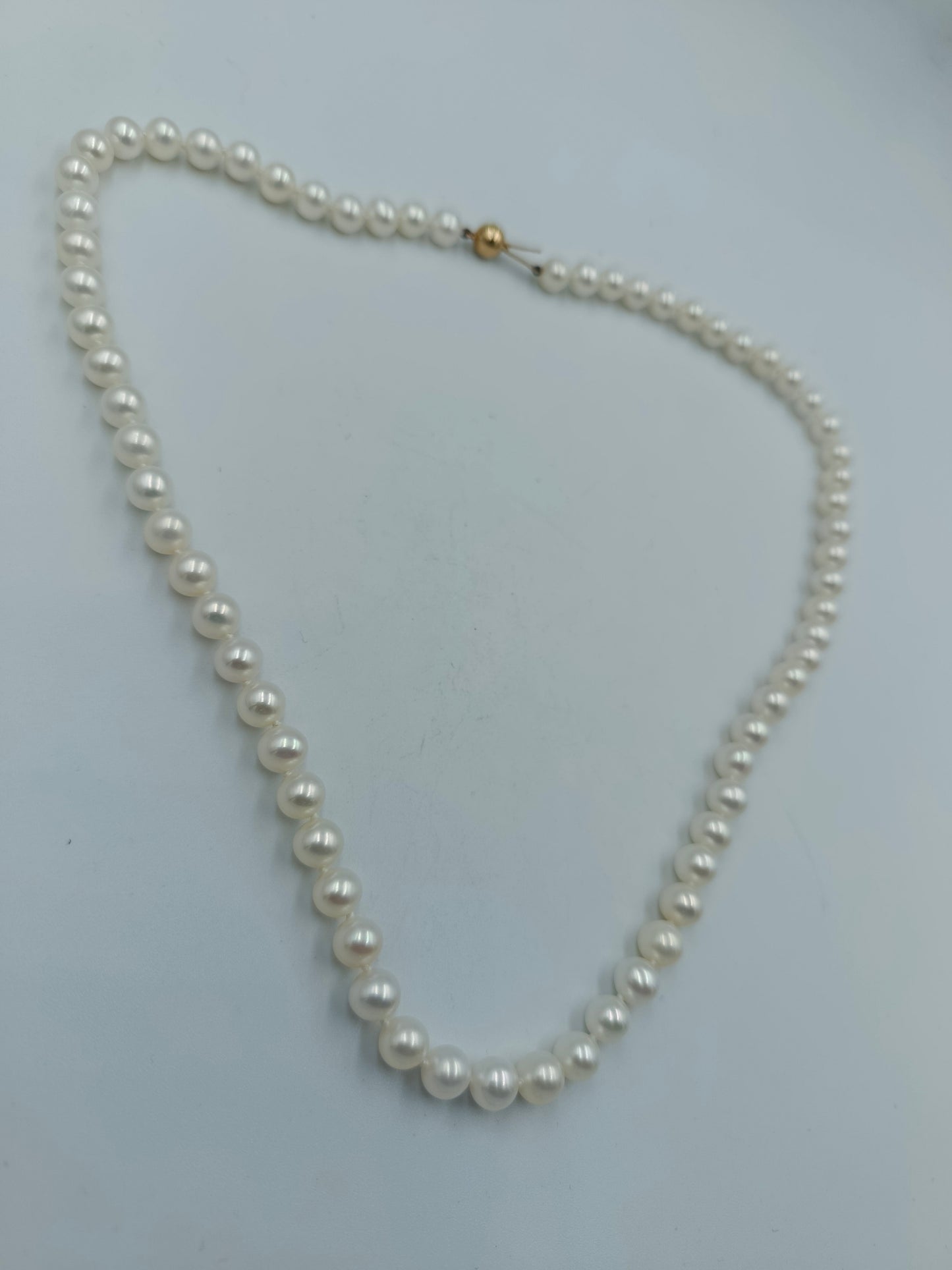 TCM Perlenkette mit 585 Goldverschluss (14 Karat)