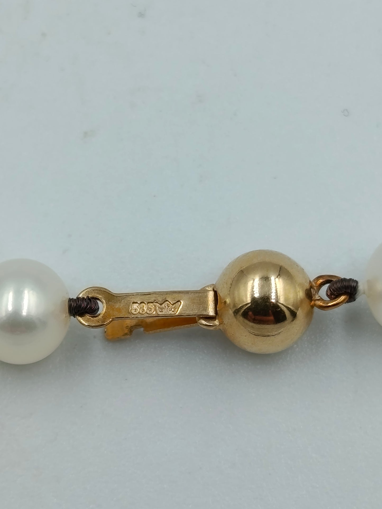 TCM Perlenkette mit 585 Goldverschluss (14 Karat)