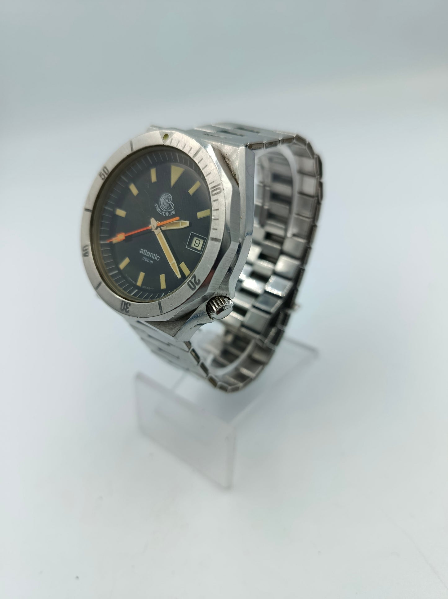Atlantic Nautilus 200m Taucheruhr  Vintage Swiss Made