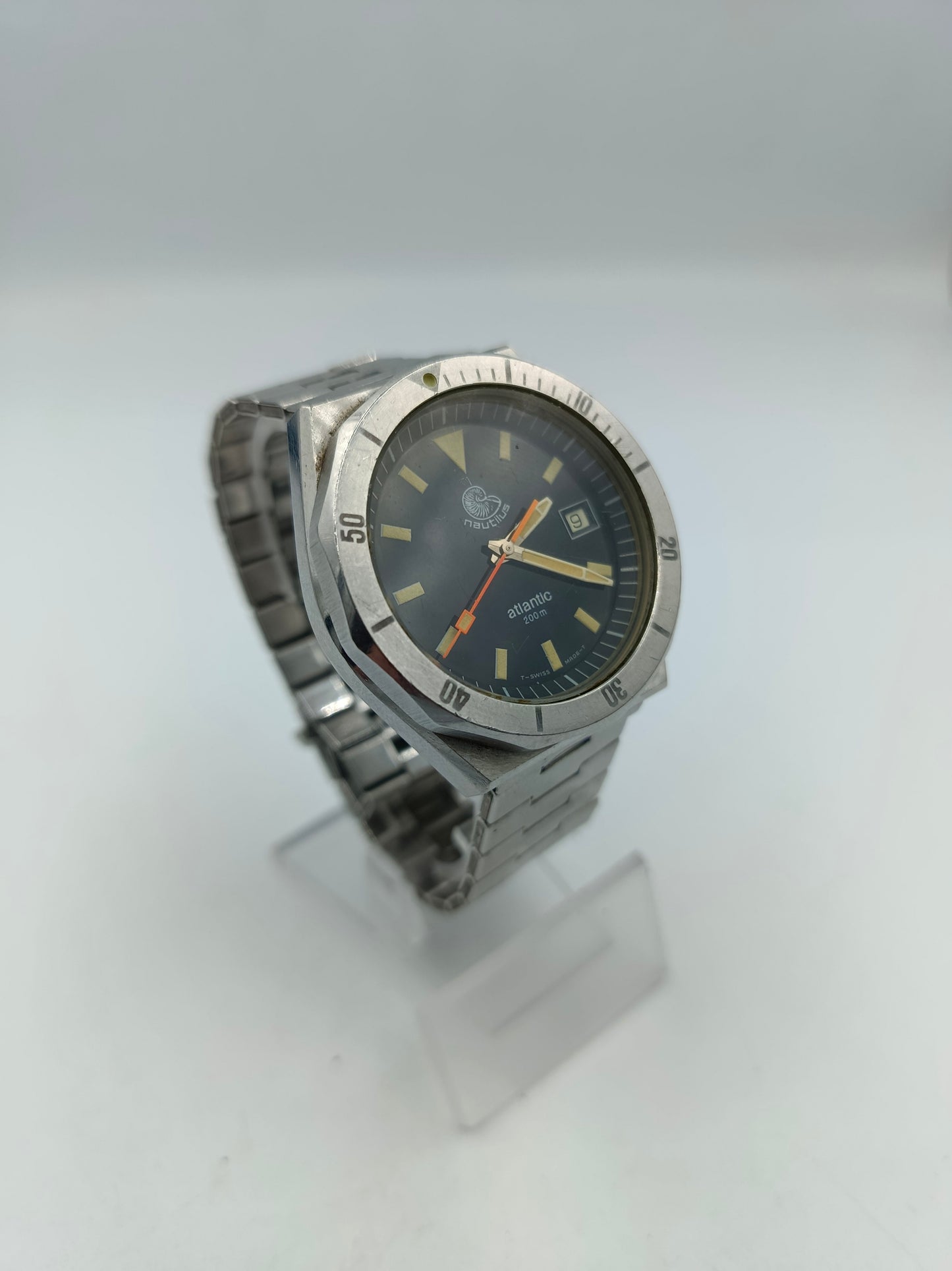 Atlantic Nautilus 200m Taucheruhr  Vintage Swiss Made
