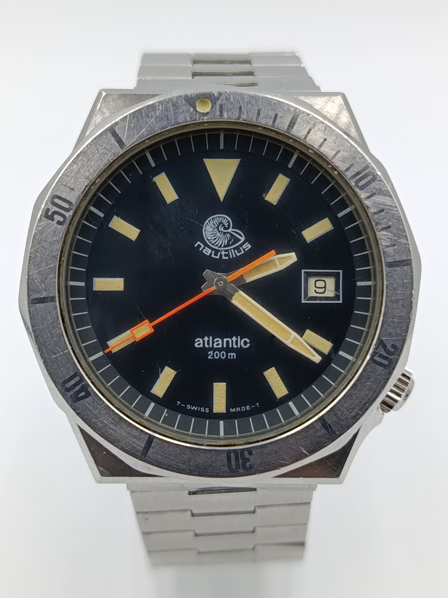 Atlantic Nautilus 200m Taucheruhr  Vintage Swiss Made
