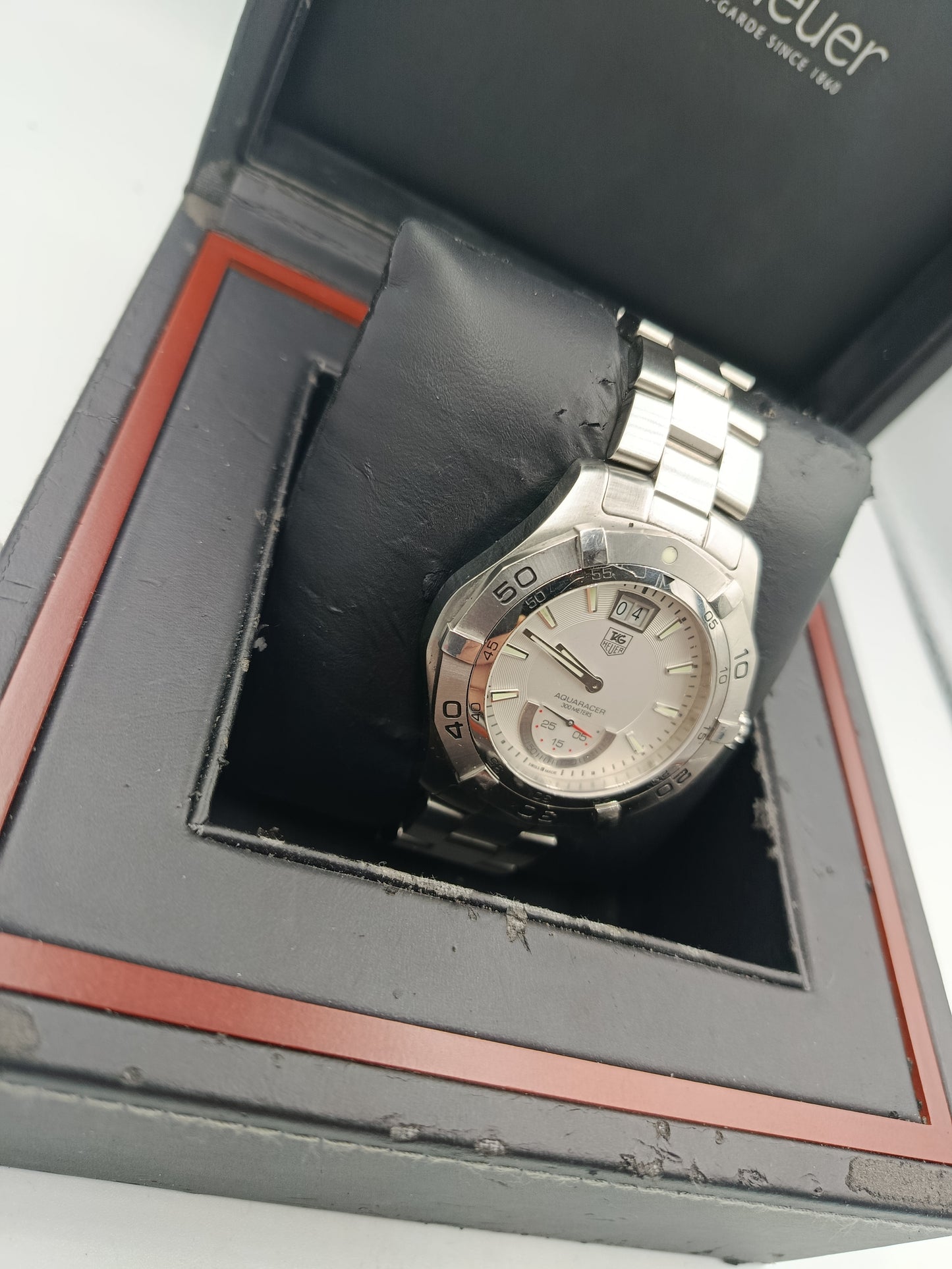 TAG Heuer Aquaracer Quarzuhr Herren | Edelstahl | Schweizer Qualität | Box