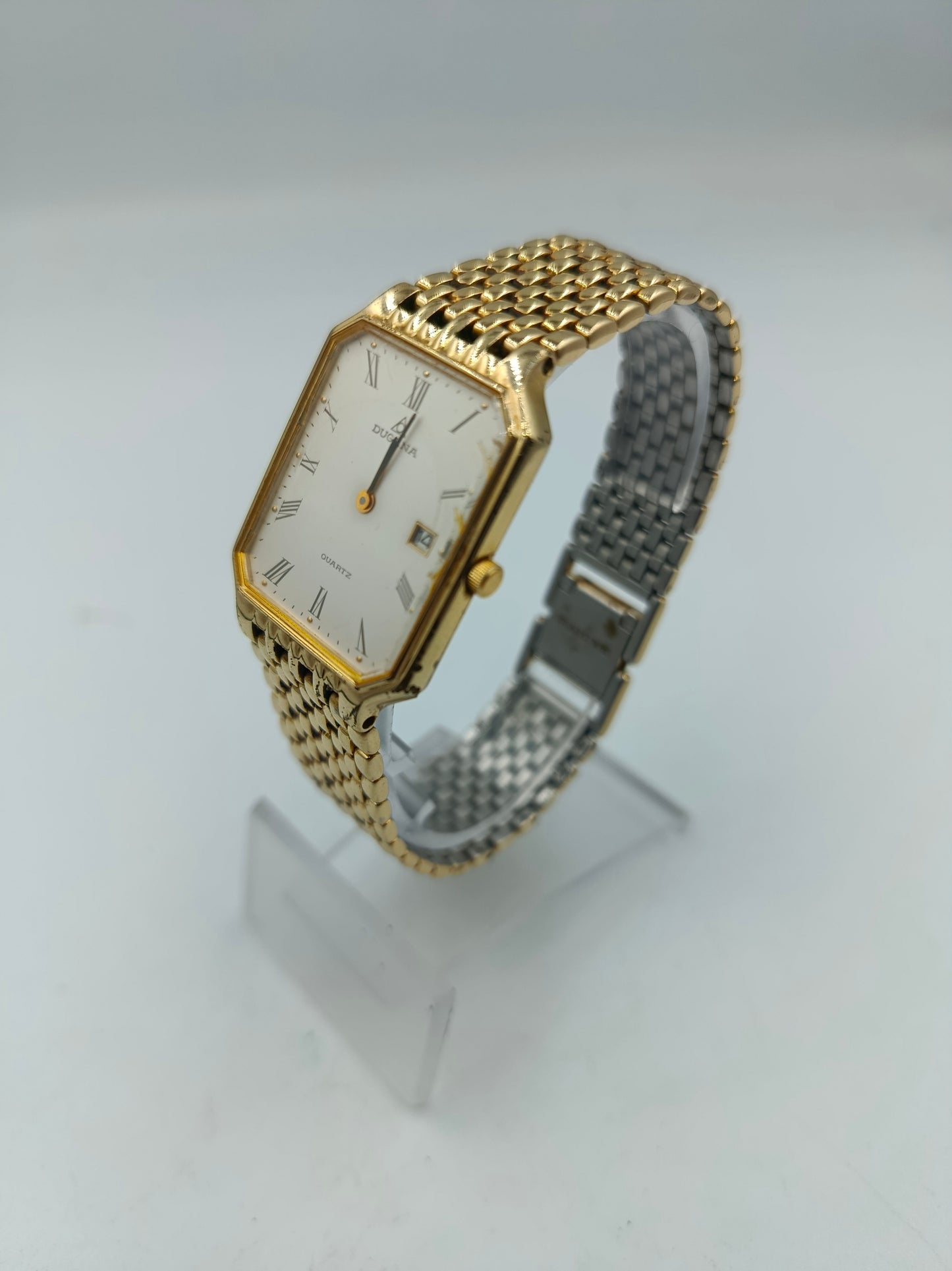 Dugena Quarz Armbanduhr mit Datumsanzeige