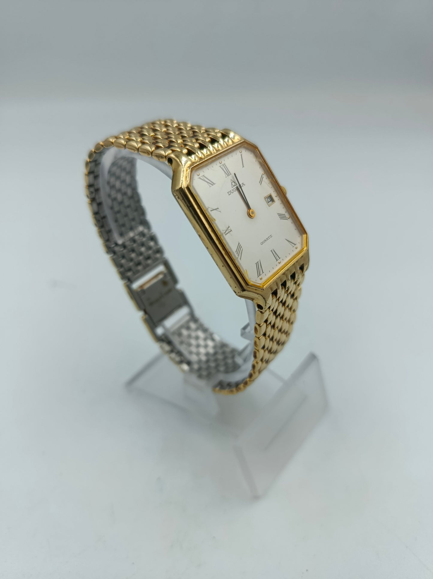 Dugena Quarz Armbanduhr mit Datumsanzeige