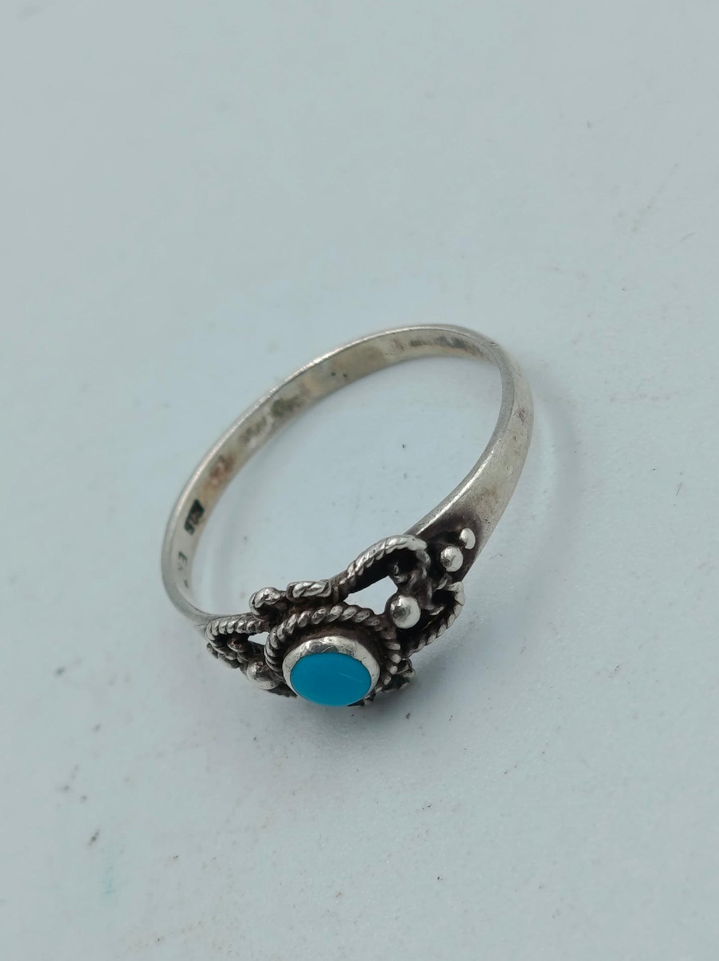 925 Silber Ring mit Türkis