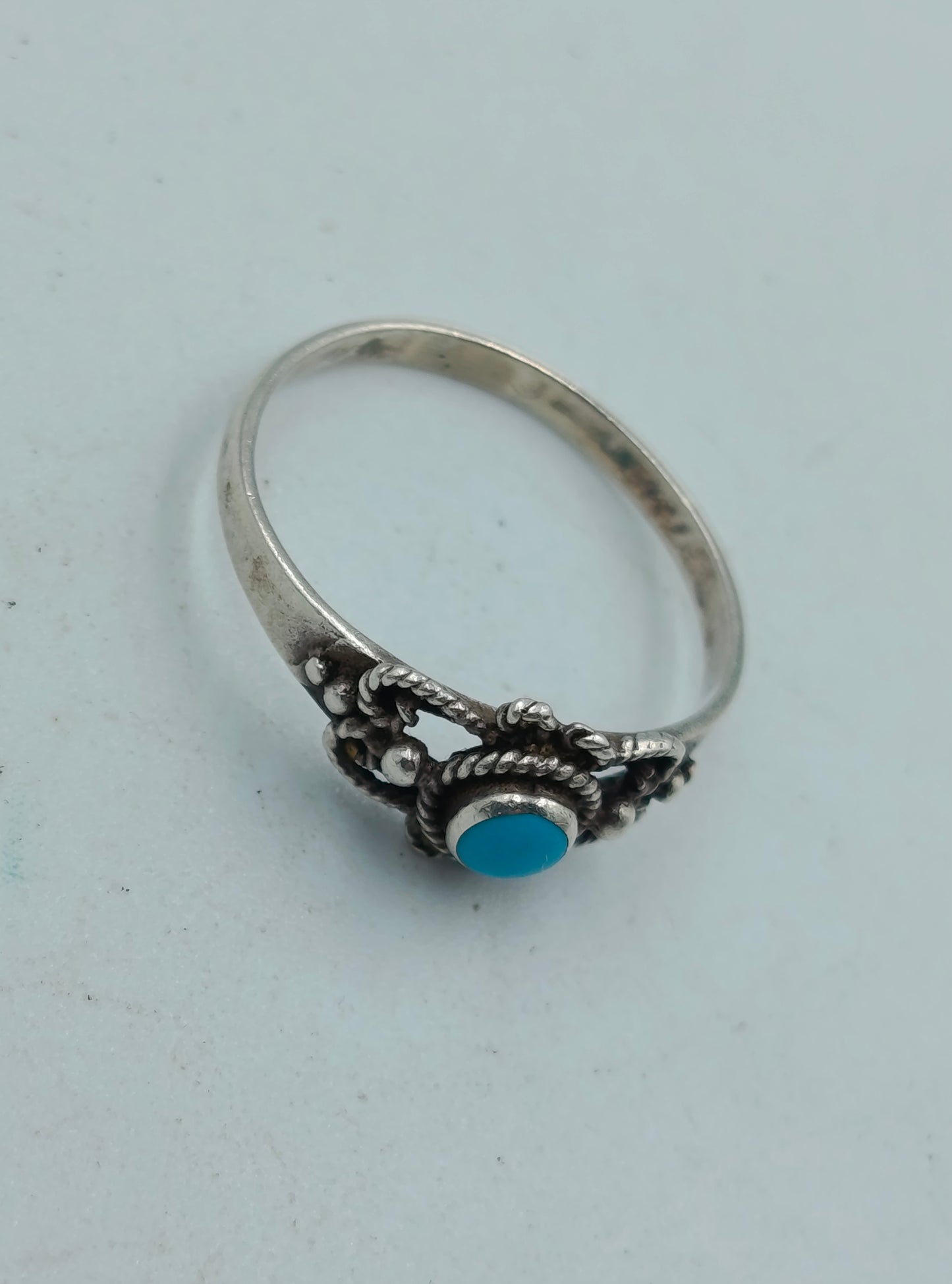 925 Silber Ring mit Türkis