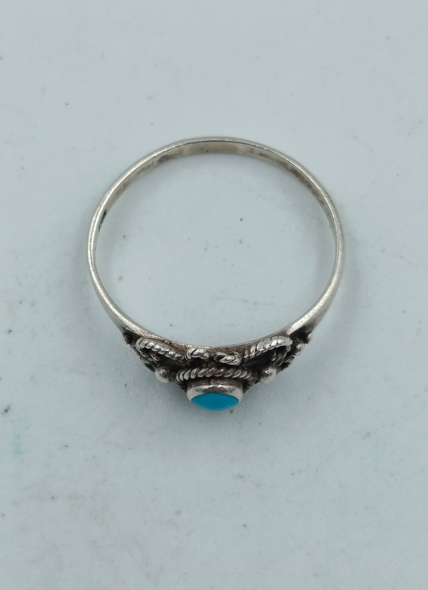 925 Silber Ring mit Türkis