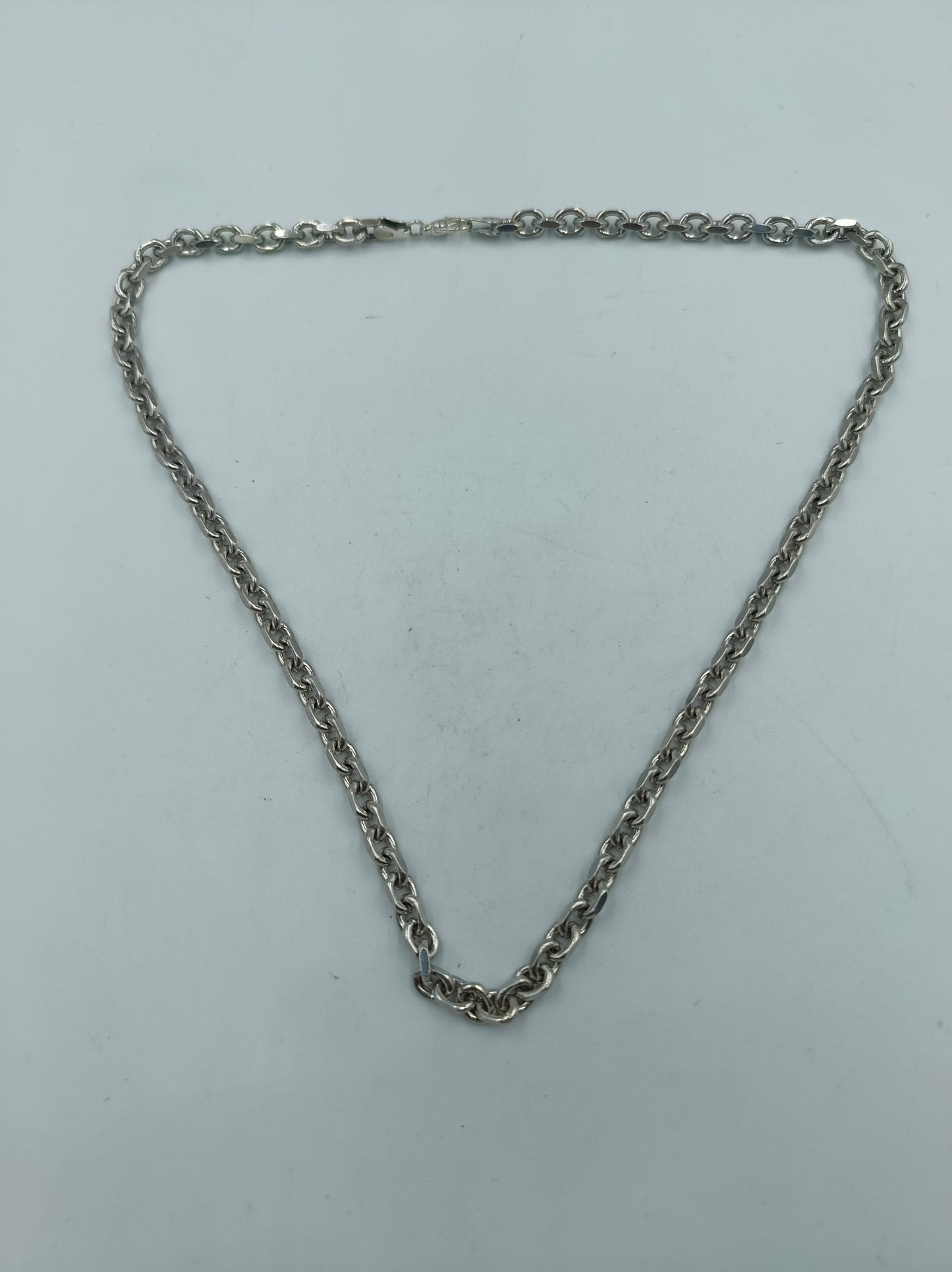 925 Silber Halskette Rundpanzer Gliederkette Schwer