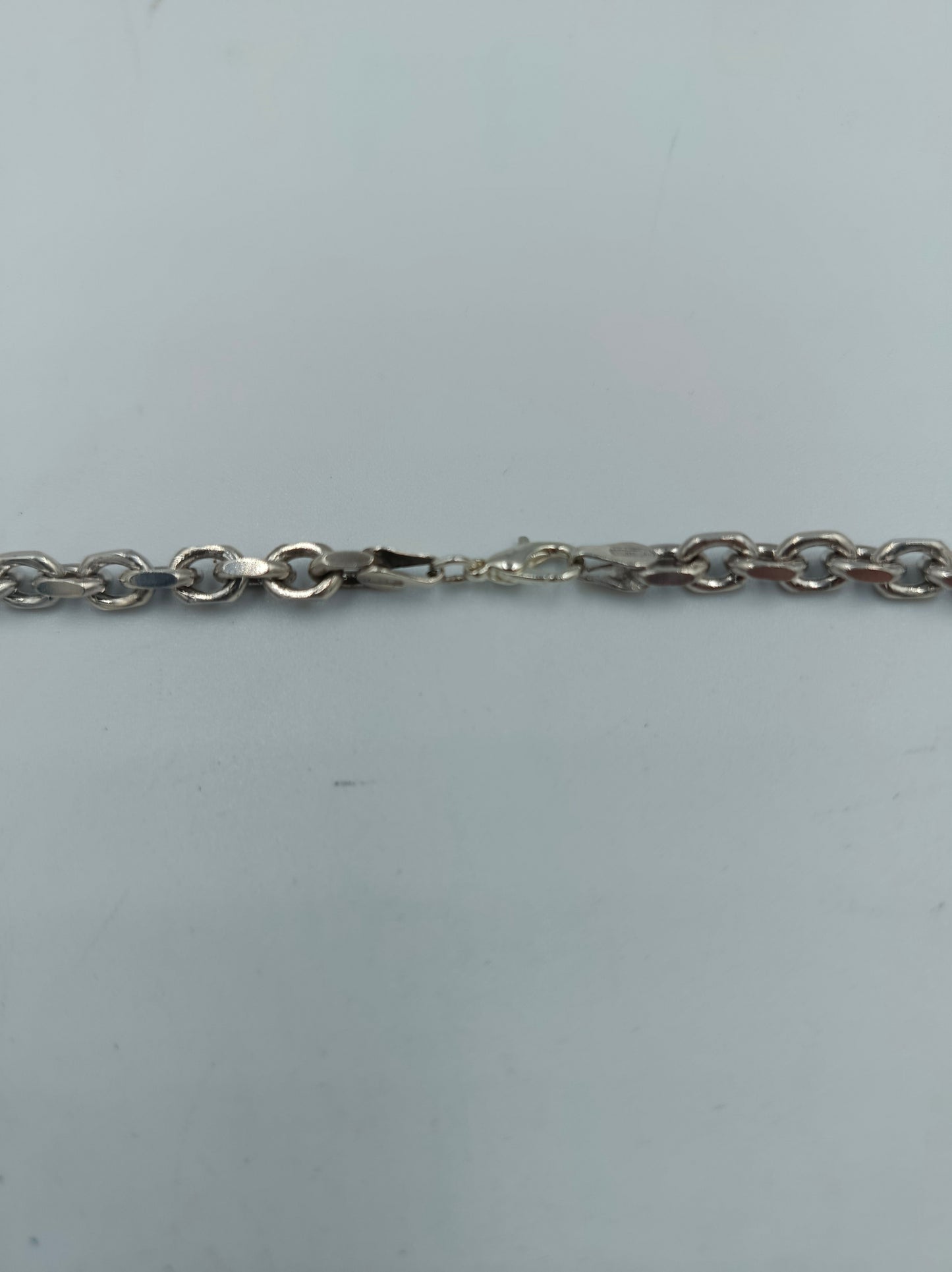 925 Silber Halskette Rundpanzer Gliederkette Schwer