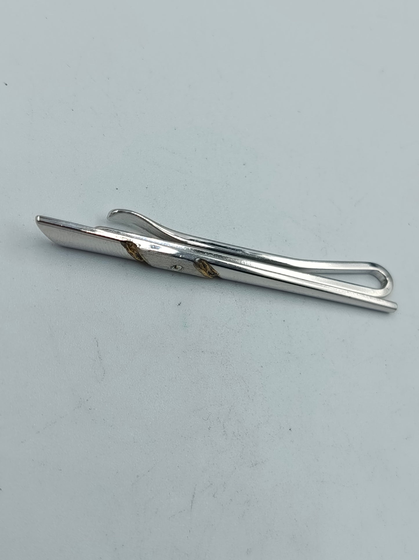 925 Silber Krawattenklammer Modern Glänzend