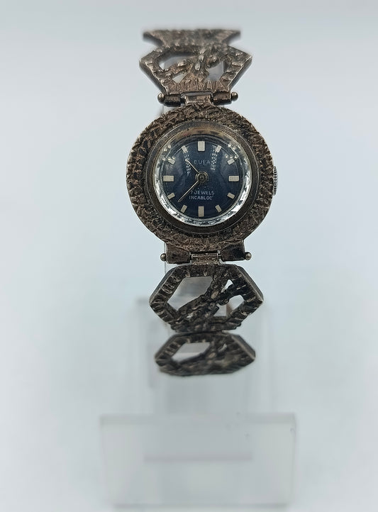 Eura Damenarmbanduhr 800 Silber Vintage