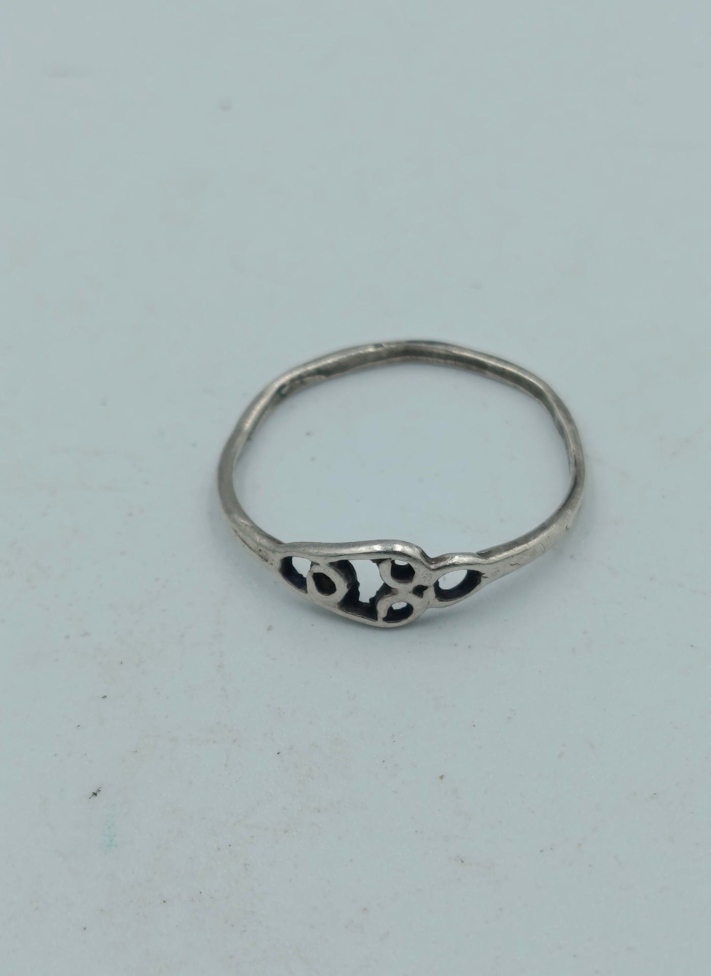 Ring 925 Silber mit Muster