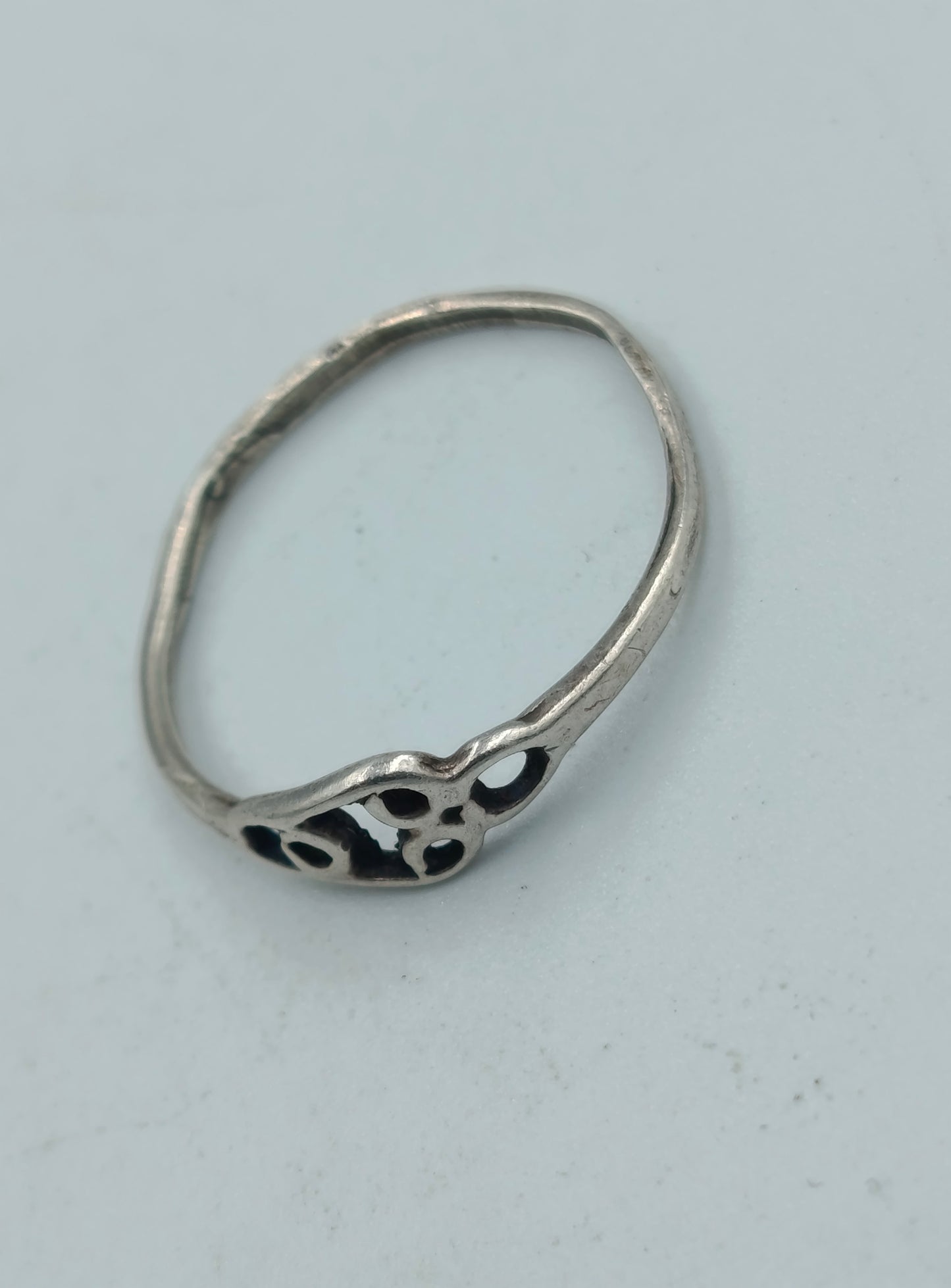 Ring 925 Silber mit Muster