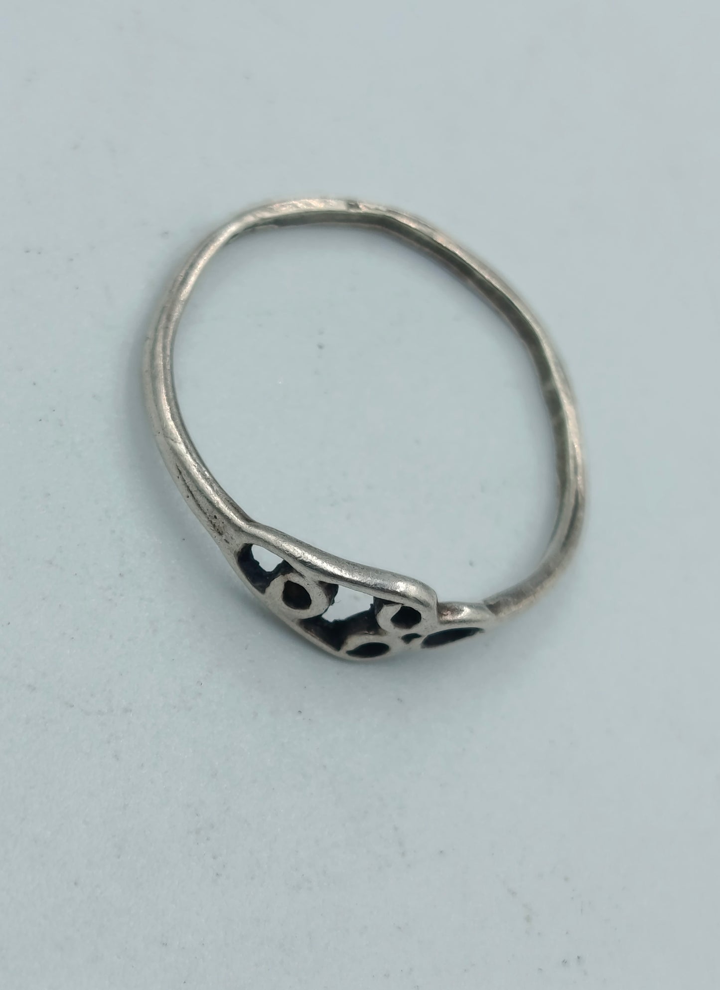 Ring 925 Silber mit Muster