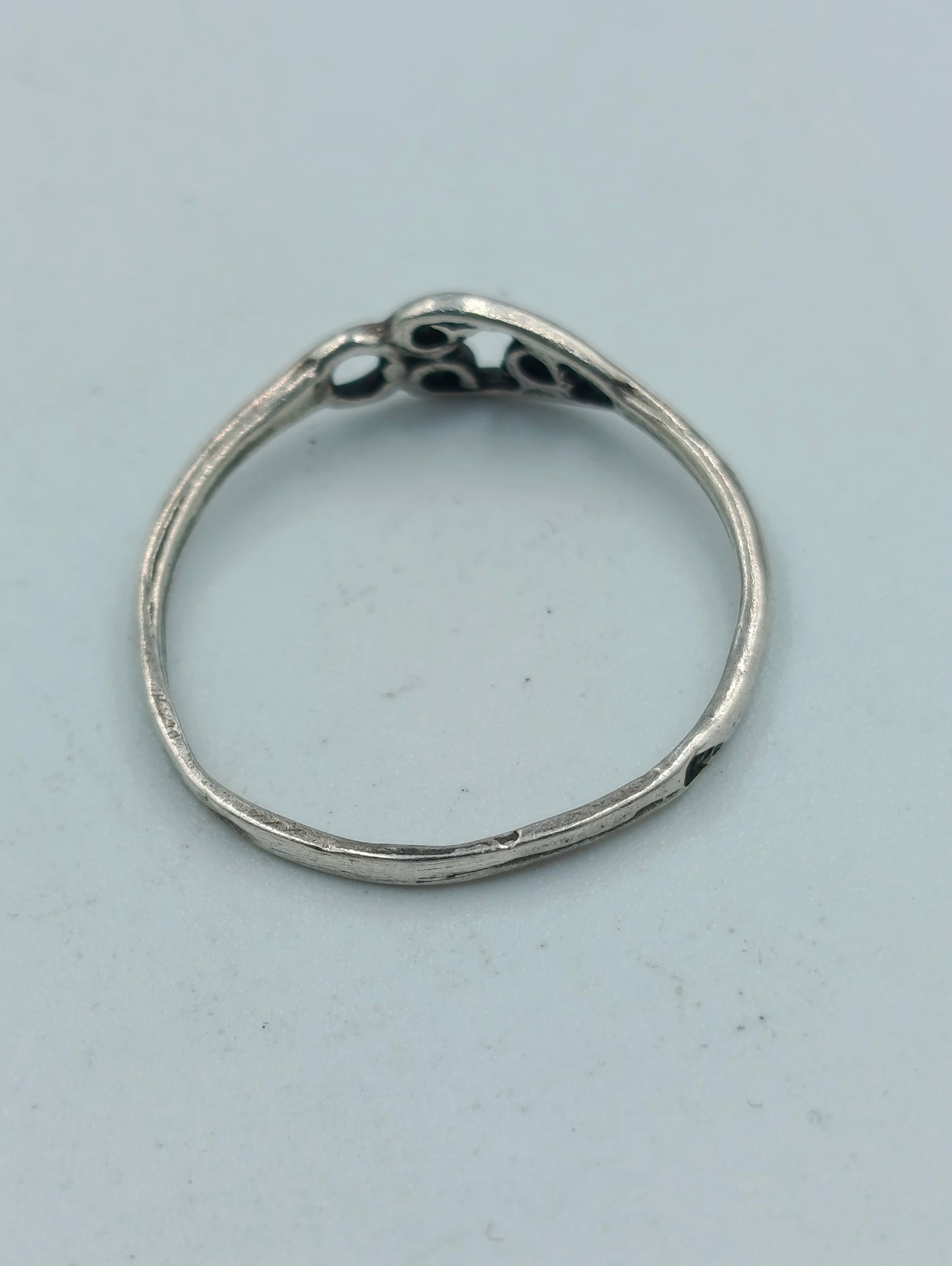 Ring 925 Silber mit Muster