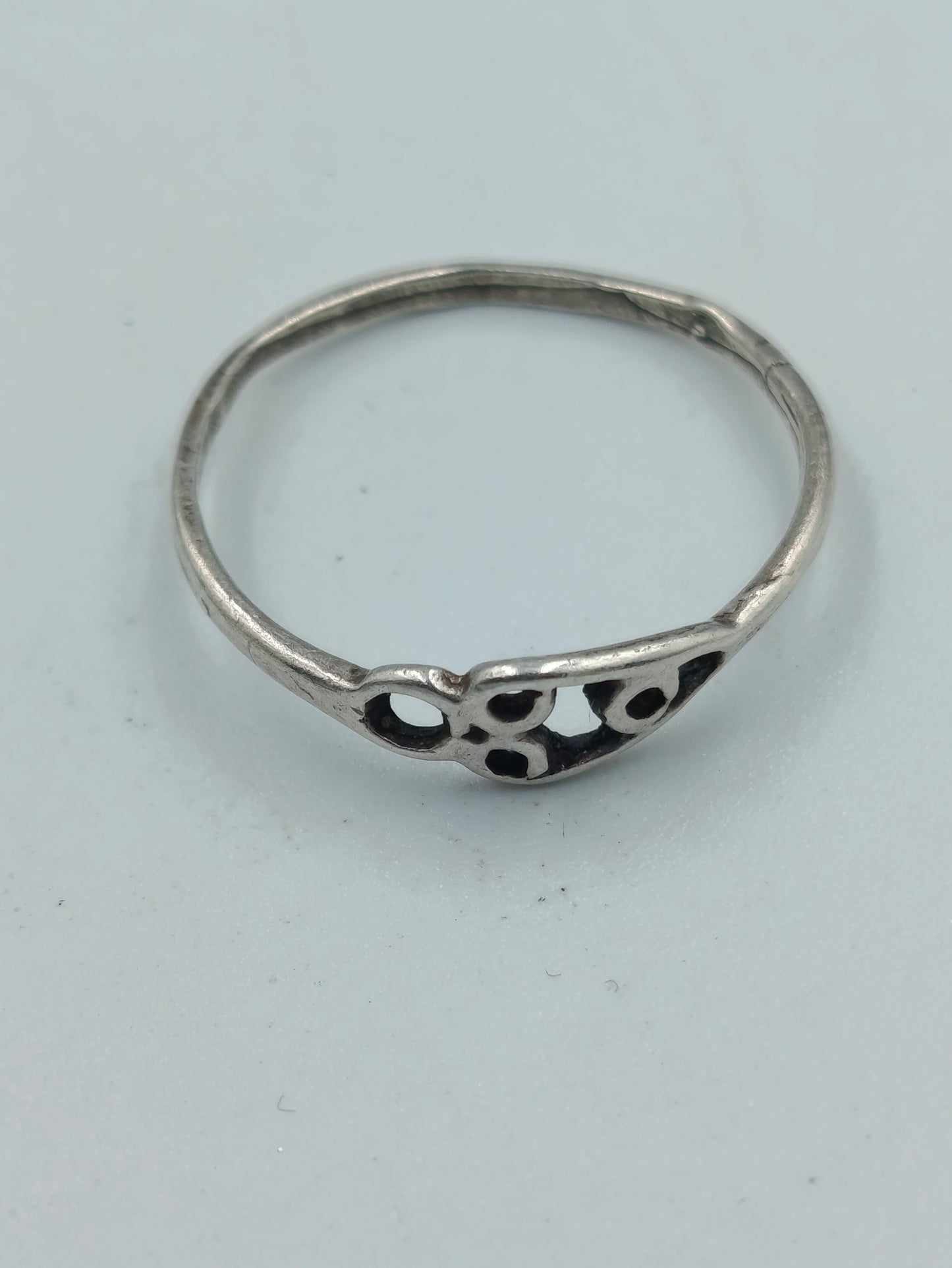 Ring 925 Silber mit Muster