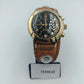 Poljot Chronograph 23 Jewels Handaufzug Goldfarben Schwarz Vintage Herren Uhr