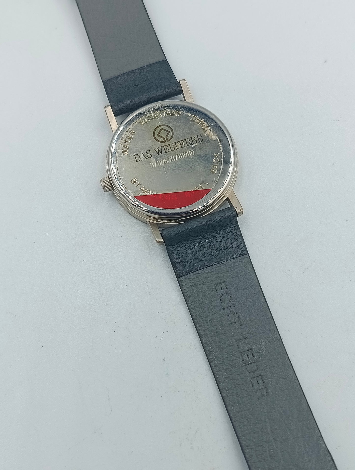 Aachener Dom Armbanduhr Limited Edition Edelstahl Echtleder Quartz