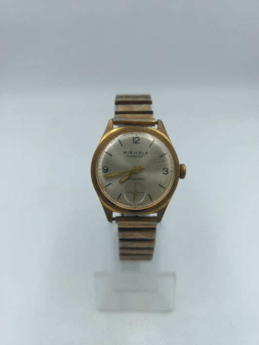 Kienzle Markant Antimagnetic Handaufzug Vintage Herren Uhr mit Flexband