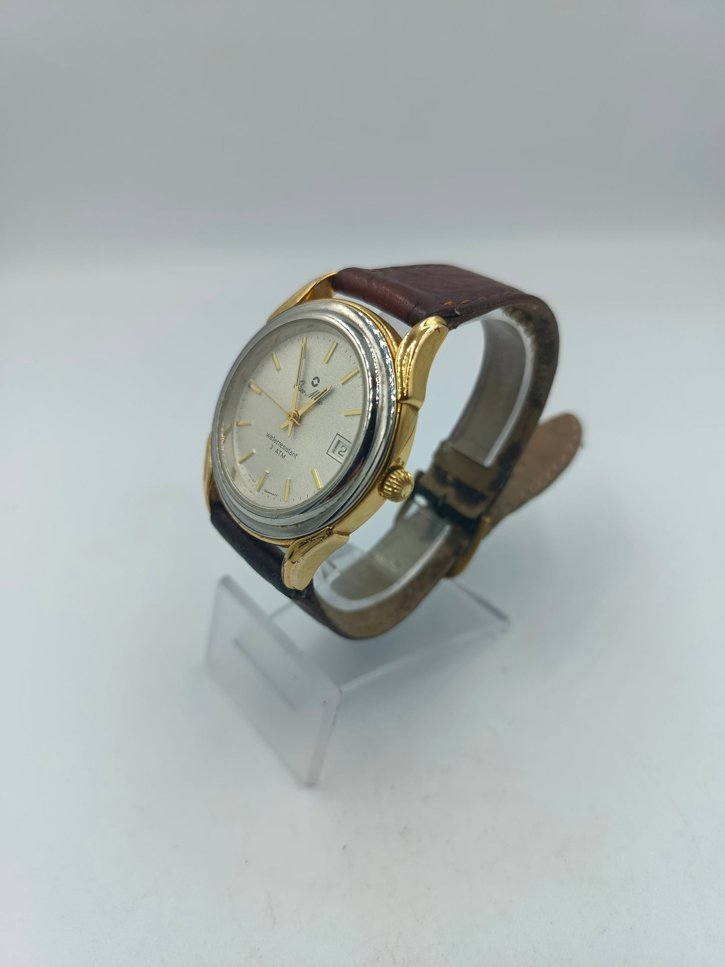 Armbanduhr Charles Muller Herren Vintage Quarz 3 ATM Wasserdicht