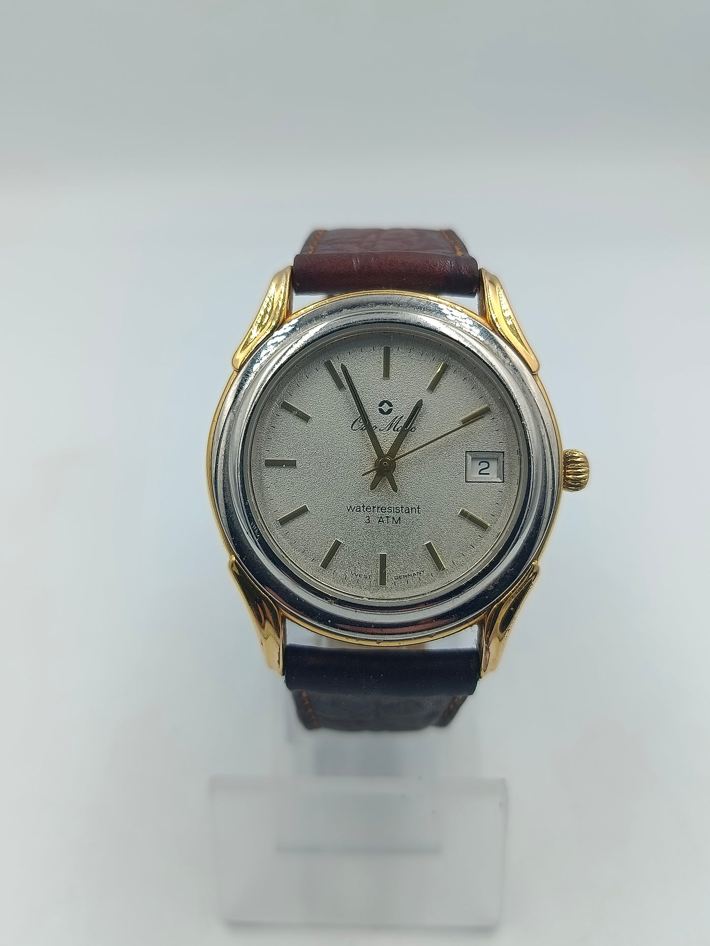 Armbanduhr Charles Muller Herren Vintage Quarz 3 ATM Wasserdicht