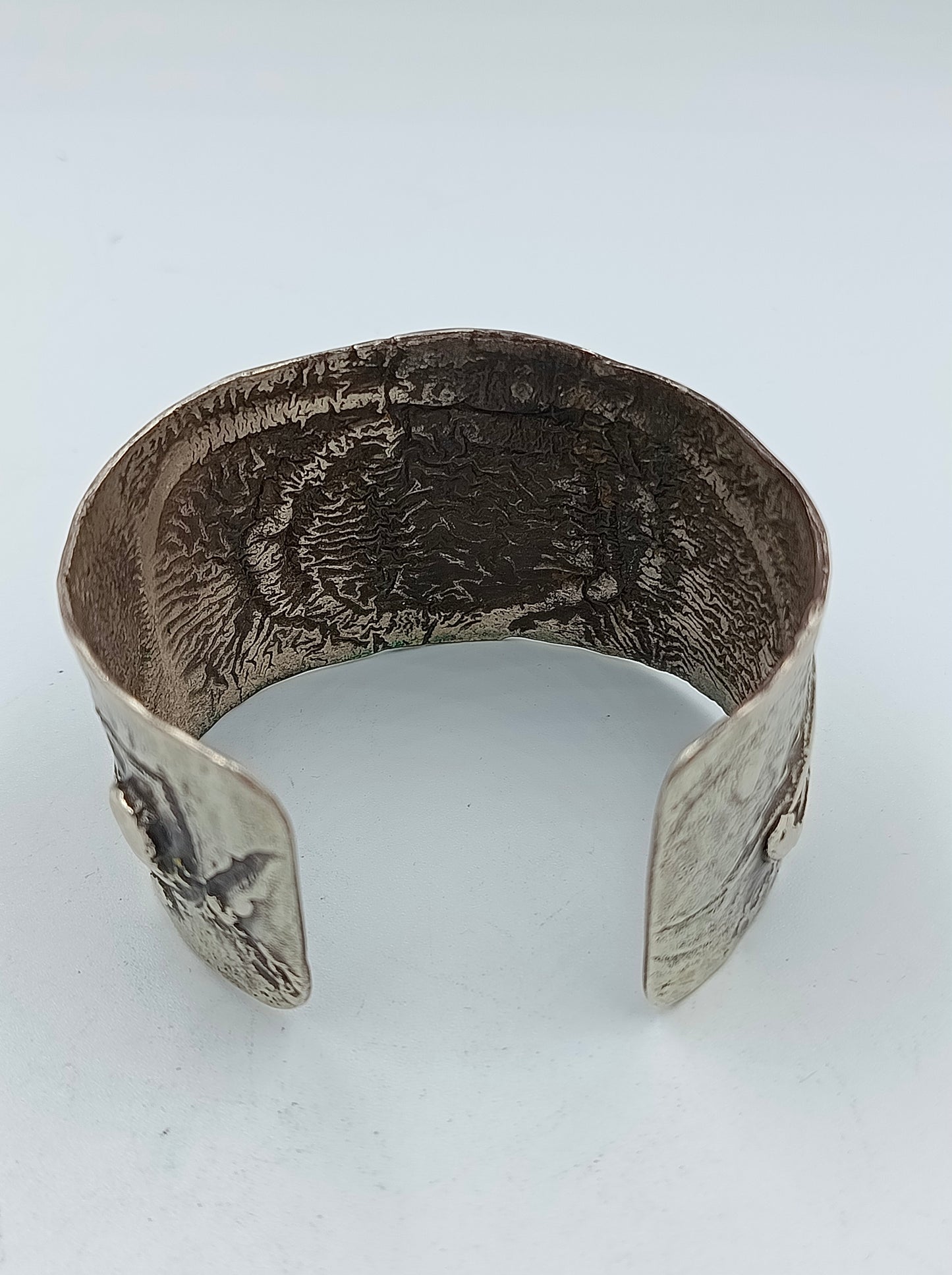 Handgefertigtes Silber Armband mit Perle verstellbar massiv