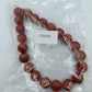 Kräftige Korallenkette in kräftigem Rot mit Silberverschluss