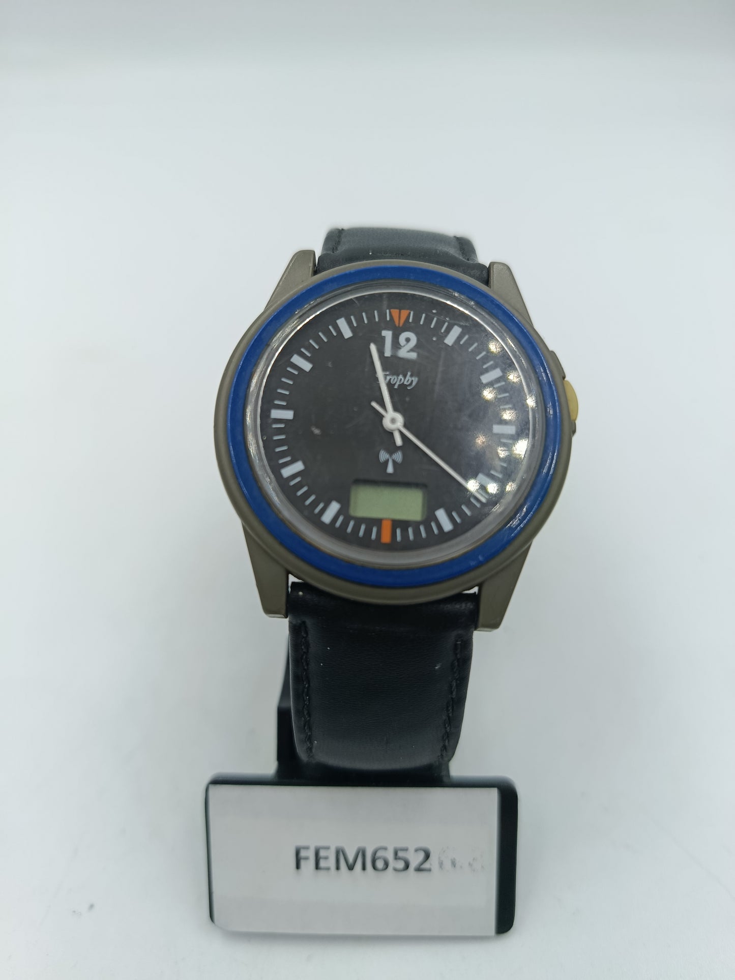 Trophy Armbanduhr Schwarz Blau Analog Digital Sportlich