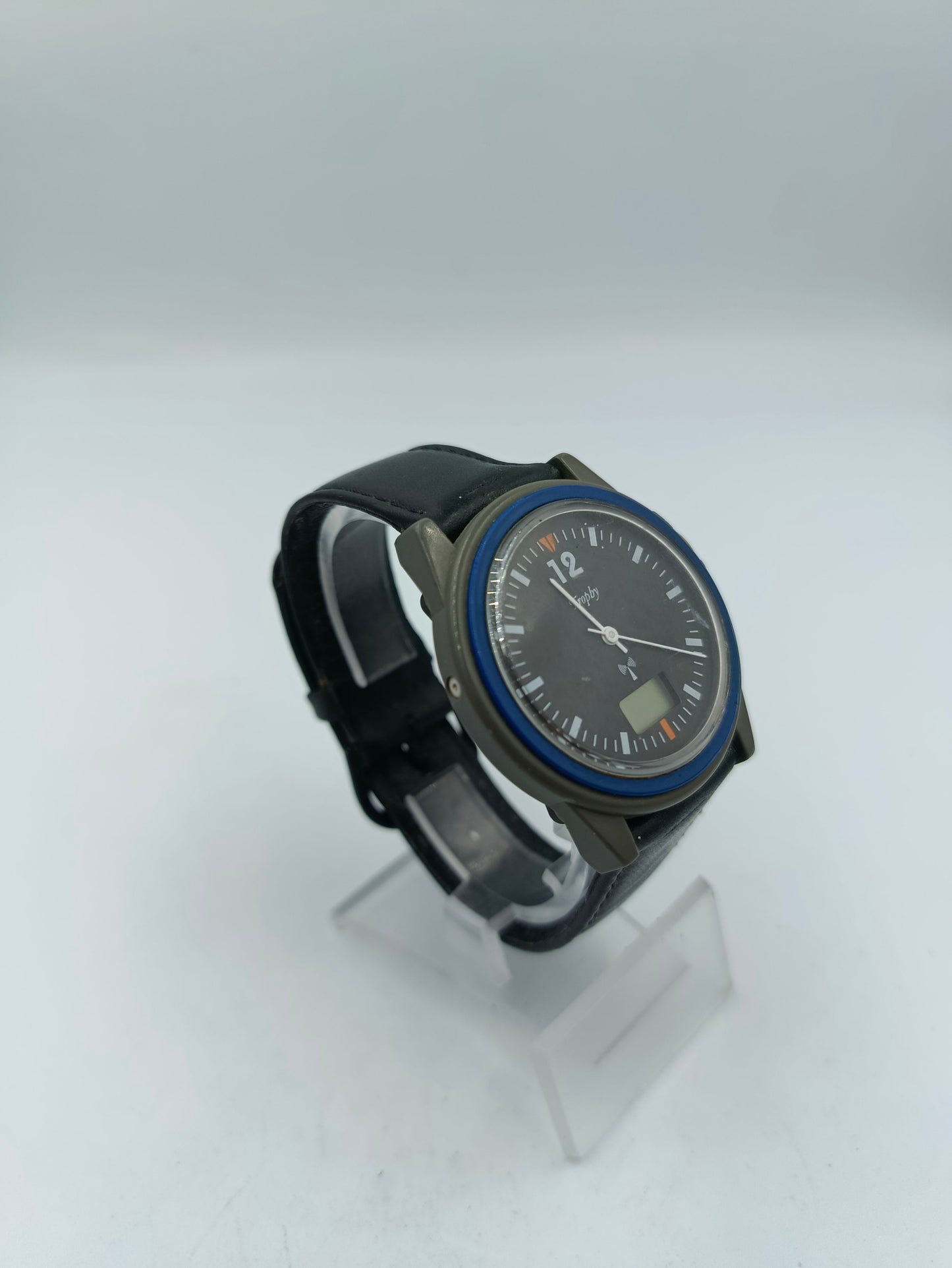 Trophy Armbanduhr Schwarz Blau Analog Digital Sportlich