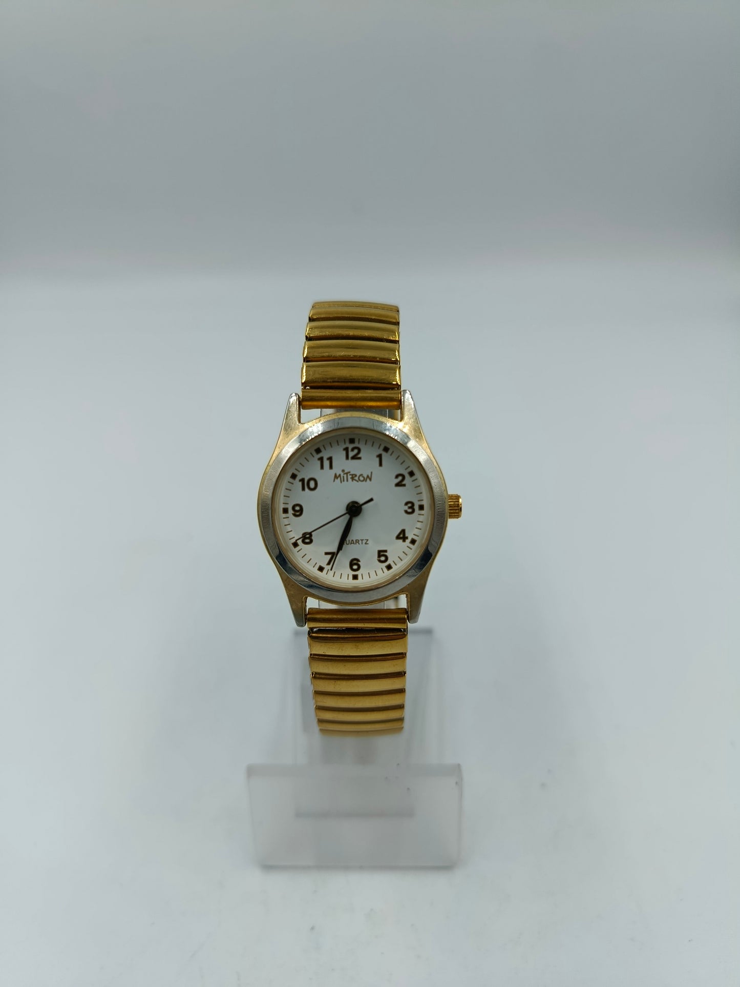 Mitron Armbanduhr Goldfarben Elastisch Klassisch Elegant